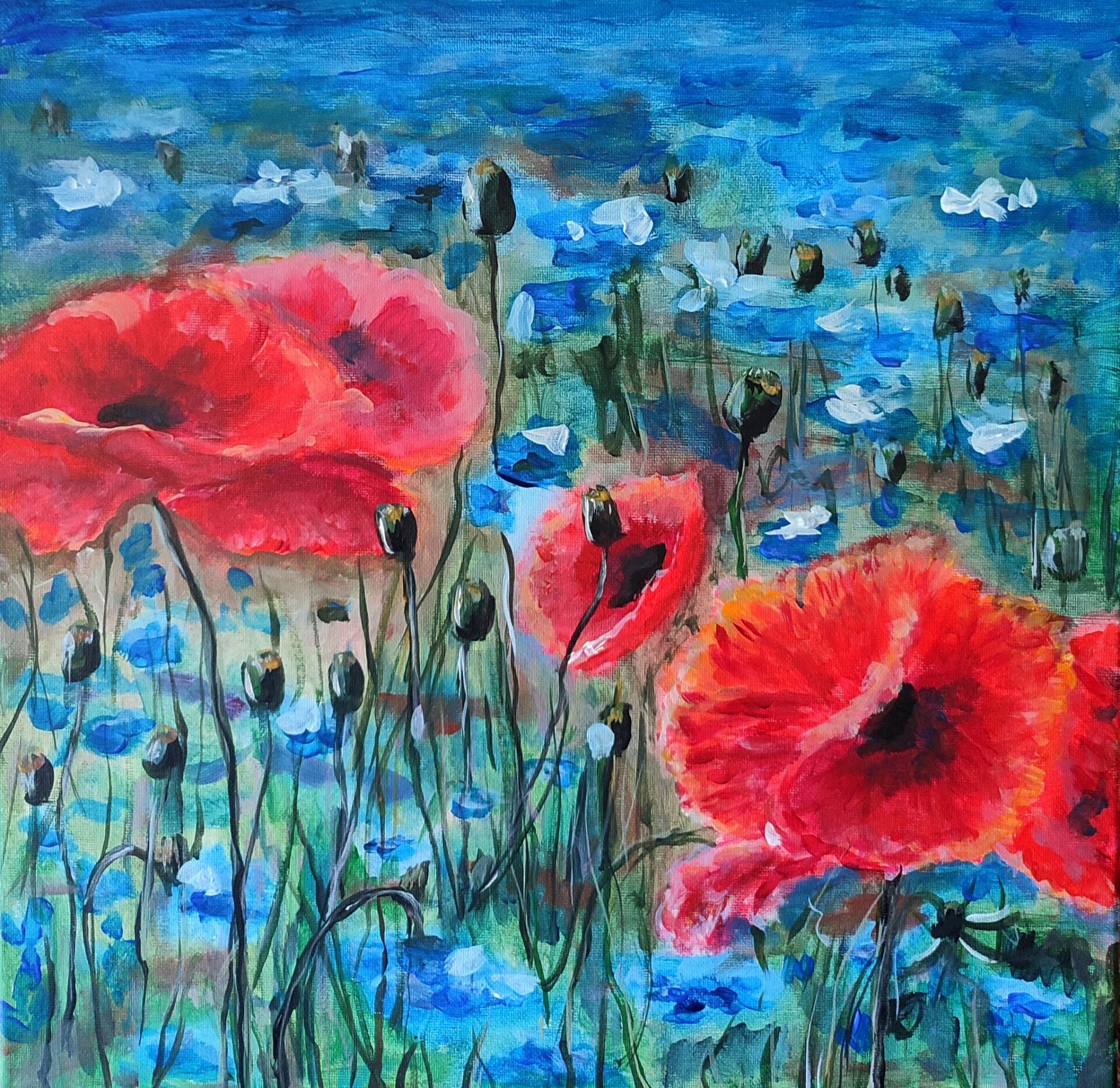 Poppies in the Field